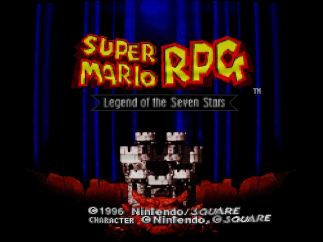 Super Mario RPG Title Screen